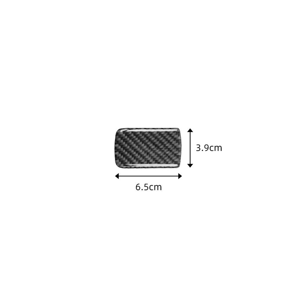Carbon fiber glove compartment handle for Volkswagen for Jetta sedan 2011-2014 type B