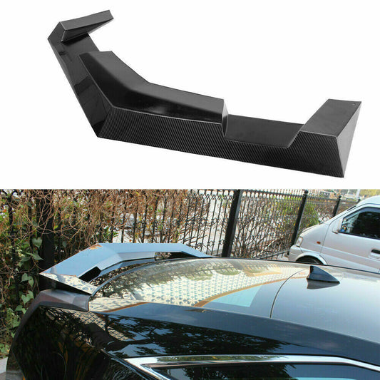 for Cadillac CTS Coupe 2011-2014 Carbon Fiber Rear Trunk Spoiler Boot Wings Lip