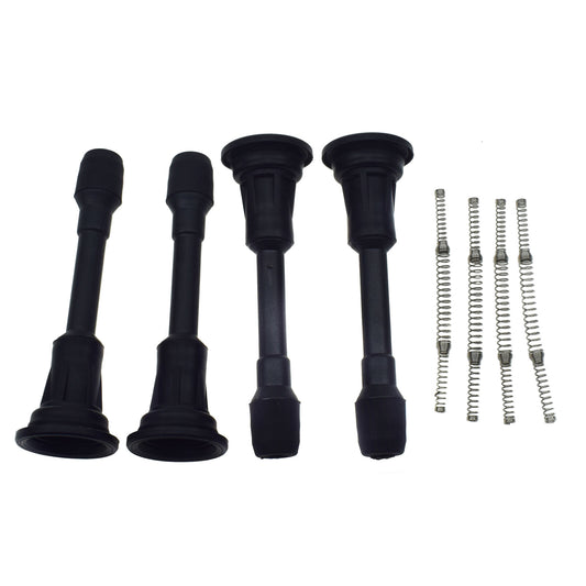 Set of 4 Ignition Coil Rubber Boot Spring for Nissan Altima Rogue Sentra Versa-