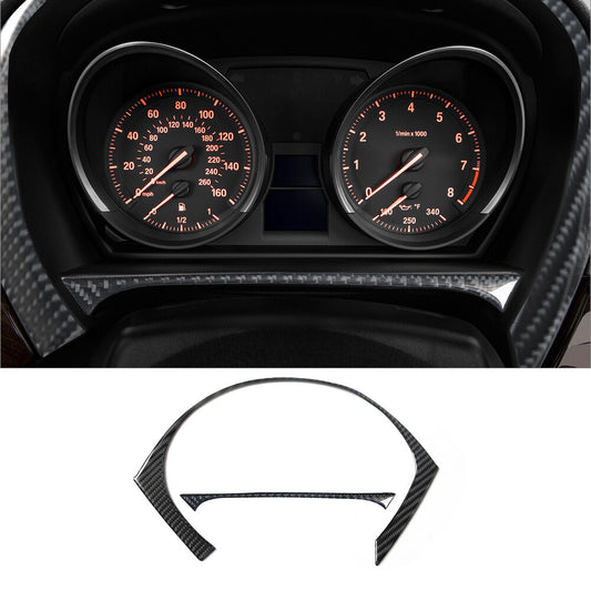 2Pcs Carbon Fiber Inner Speedometer Surround Cover Trim for BMW Z4 E89 2009-2016