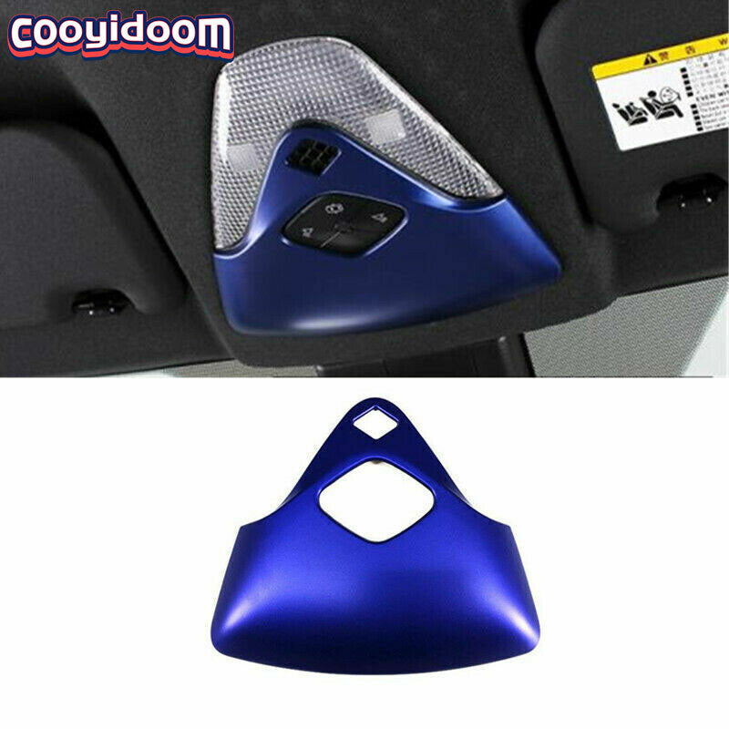 Blue front reading light cover trim applicable to for Toyota C-HR 2016, 2017-2022