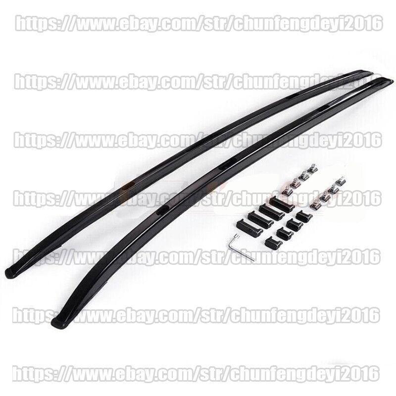 for Honda HRV HR-V 2014-2022 2pcs Black Side Roof Rack Rail Aluminum