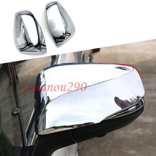 for Toyota for Sienna 2021-2024 ABS Chrome Side Door Rear View Mirror Cover Trim 2P