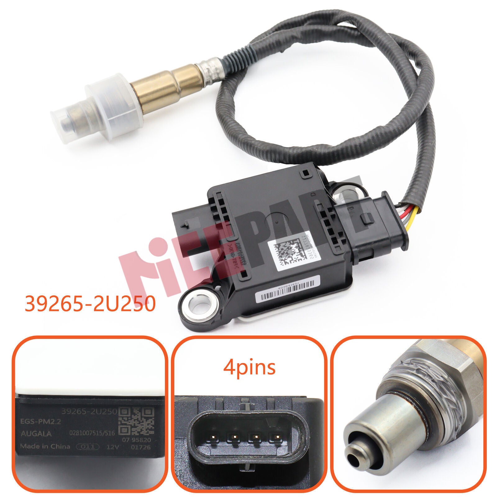 The 392652U250 particulate matter sensor is compatible with the for Hyundai for Tucson for Kia 39265-2U250.