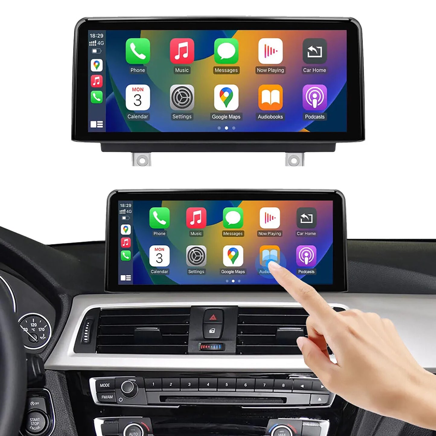 Wireless CarPlay Touchscreen Stereo for BMW NBT F30 F31 F32 F33 F34 F80 10.25