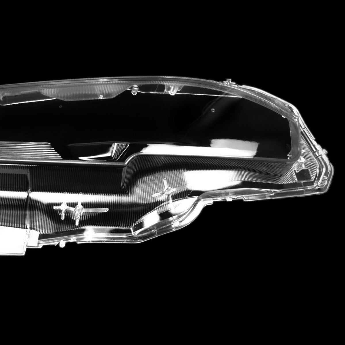 2-piece headlight lens cover for 2016-2018 for Honda for Civic clear lens cover