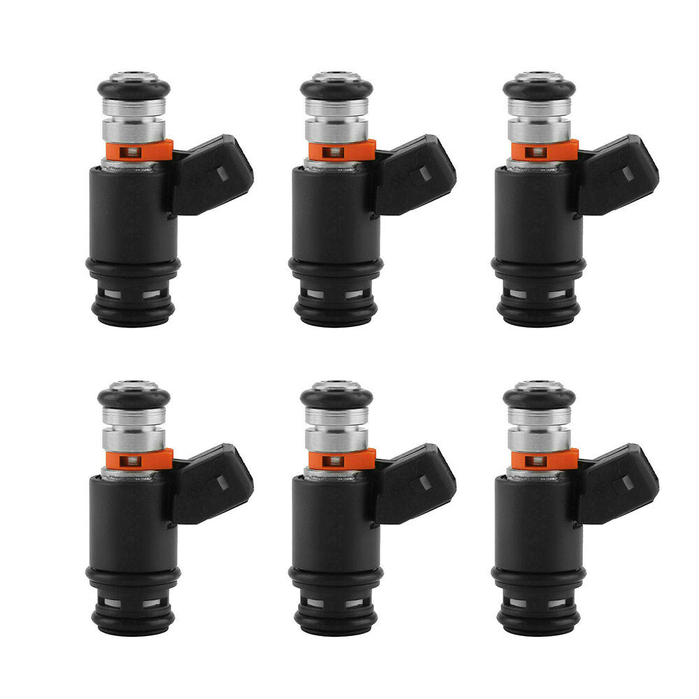 6-pack IWP022 fuel injectors 021906031D suitable for Volkswagen EuroVan, for Jetta , and for Golf 1999-2003