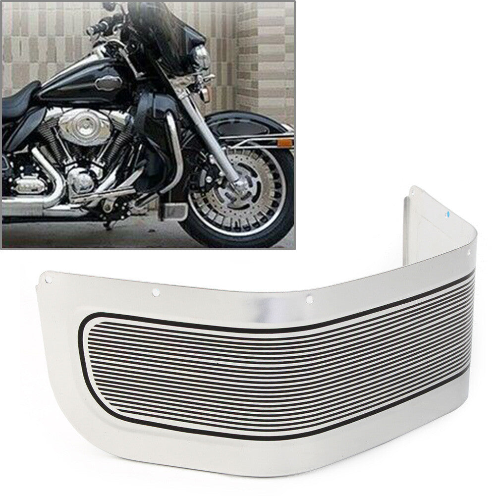 Front Fender Trim Skirt Chrome Fit for Harley Touring Electra Glide FLHR 2014-2024