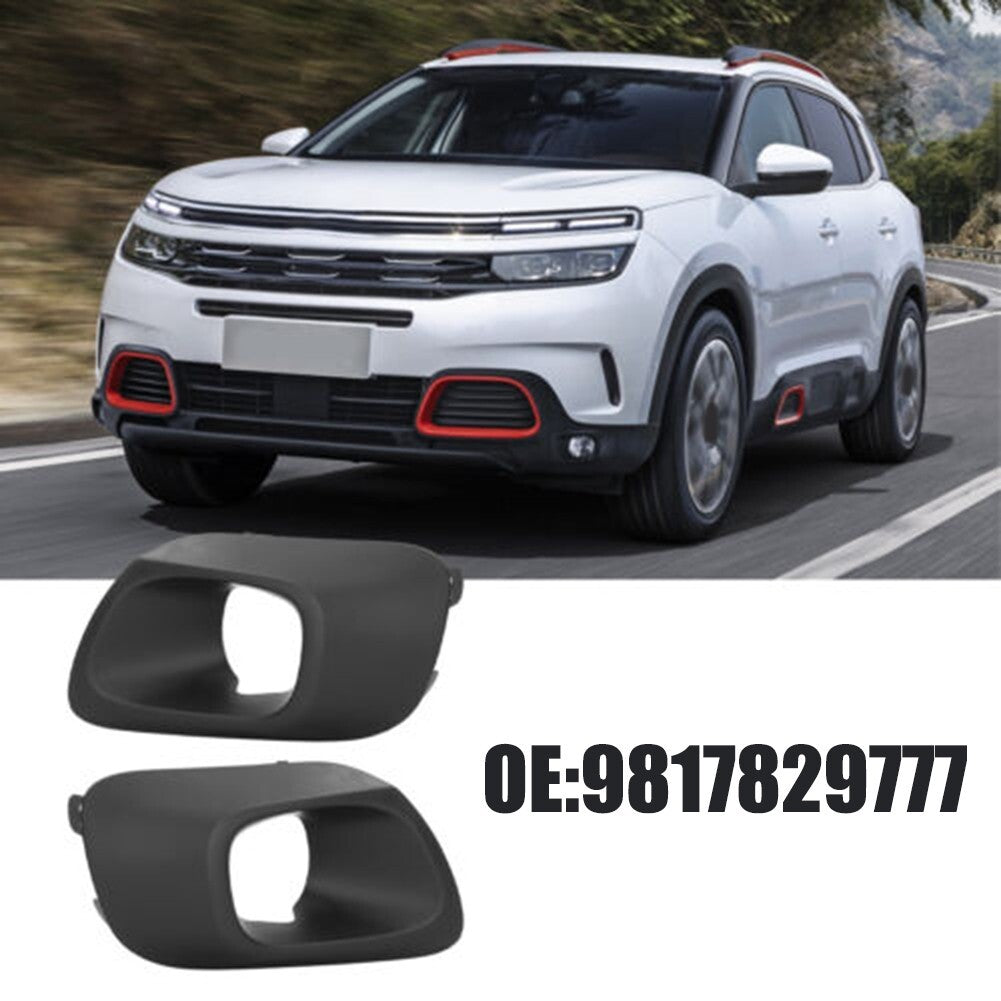 1 Pair Of Fog Lamp Baffle Cover For C5 9817829777 Fog Lamp Decoration Kit