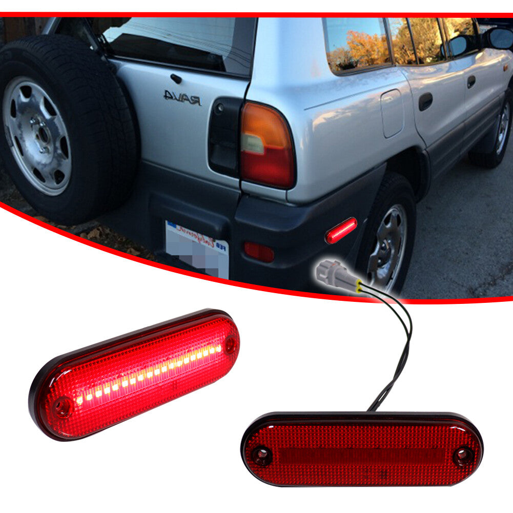 Red Reear fender side marker lights are suitable for 96-00 for Toyota Rav4 8175042010, 8176042010