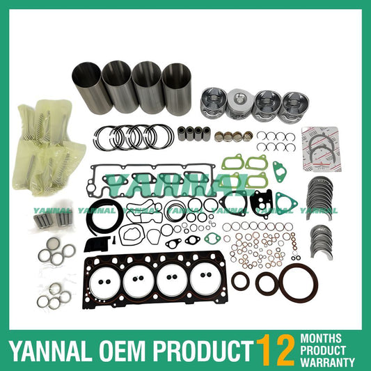 4-piece overhaul and rebuild kit with gaskets, bearings, and valves for Deutz TD2011L04 trains.