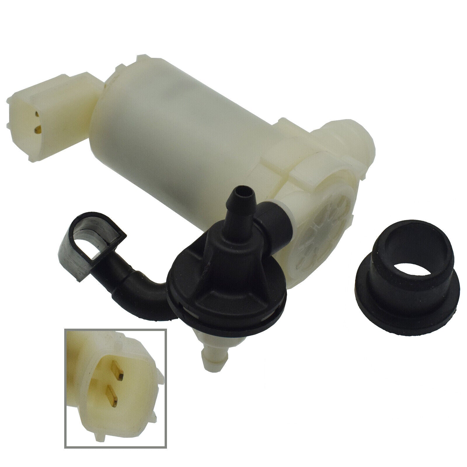 For 2007-2015 for Mazda 2 Hatchback Front Rear Windshield Washer Pump 2 Pin 2224663A