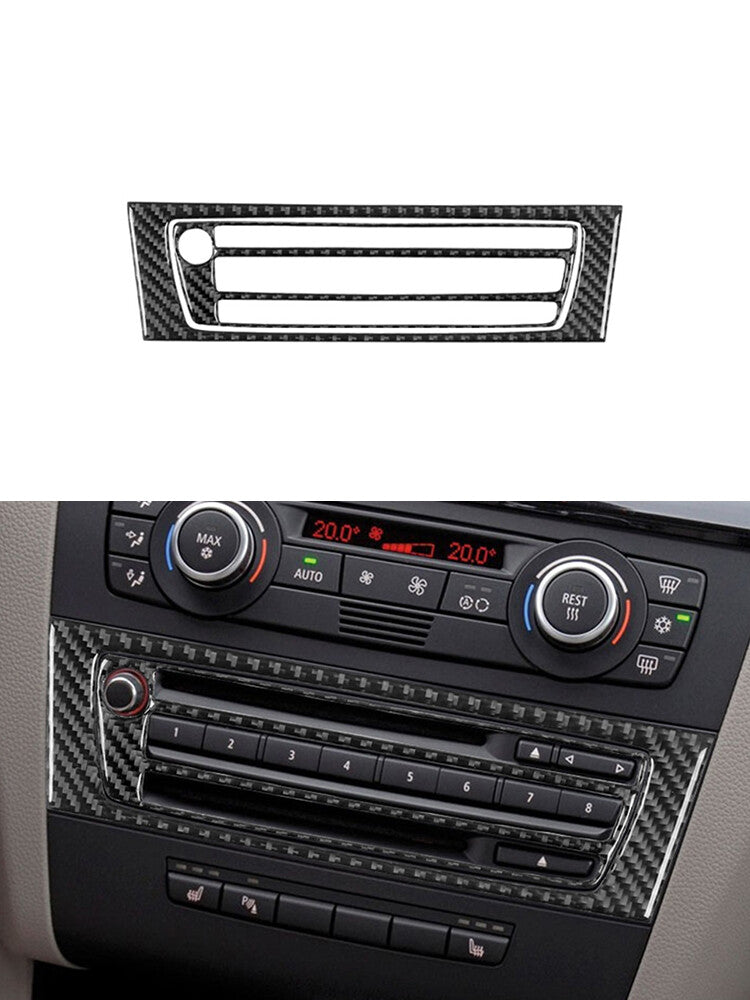 2Pcs Central CD-Player Trim Cover for BMW 1 Series Convertible E82/E88 2008-2013