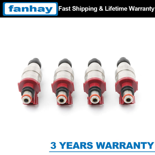4X Fuel Injectors For 1989-1989 for MAZDA B2600 BASE EXTENDED CAB NEW G609-13-250