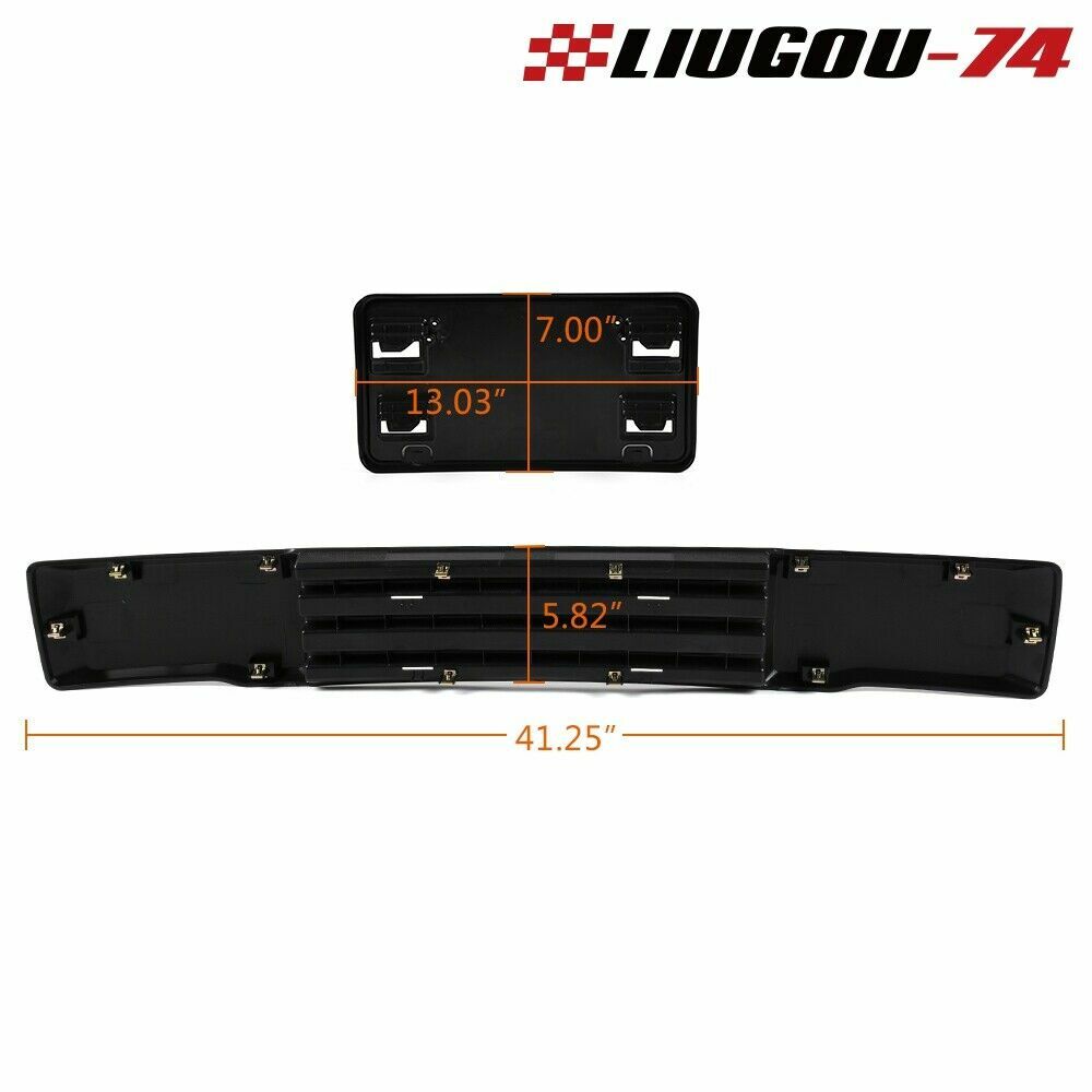 Replace front bumper trim and license plate for 2015/2016 for Ford F-150