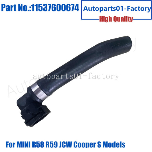 11537600674 Expansion Tank Return Hose for MINI R58 R59 JCW Cooper S Models