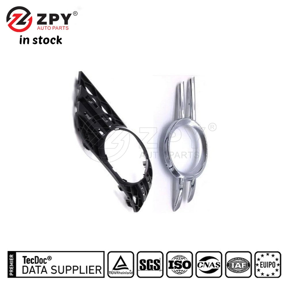 Chrome decorative cover for front fog lamp grille for Mercedes-Benz E-CLASS