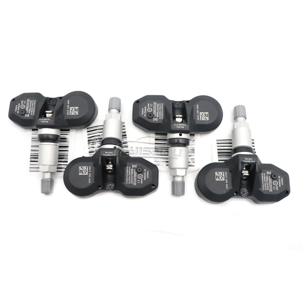 4pcs Tire Pressure Sensor (TPMS) for Volkswagen Touareg, Phaeton, for Audi A4, A6, for A8 , Q7 (433MHz)
