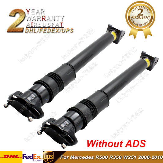 2X Rear Air Suspension Strut Shock WO/ADS for Mercedes R500 R350 W251 2513200731