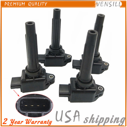 4X Ignition Coil Pack PE20-18-100A for Mazda 3 6 CX-3 CX-5 CX-9 2.0 2.5 2013-17