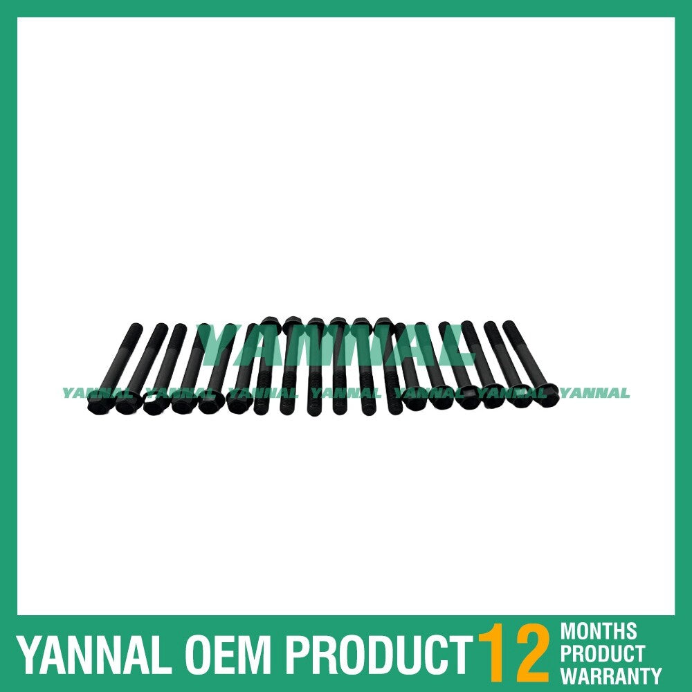 18-piece new 4D34 cylinder head bolt set for Mitsubishi