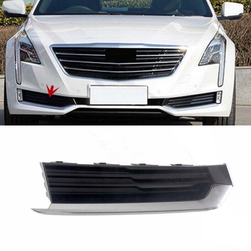 Right Front Lower Bumper Grille Fog Light Lamp Cover for Cadillac CT6 2016-2018