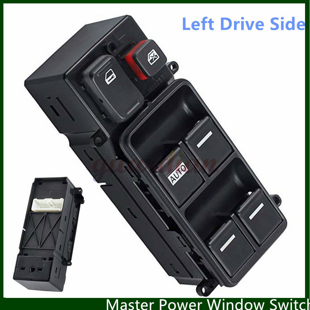 Left Drive Side Power Window Switch 2003-2007 for Honda Accord 4 Door 2.4 3.0L