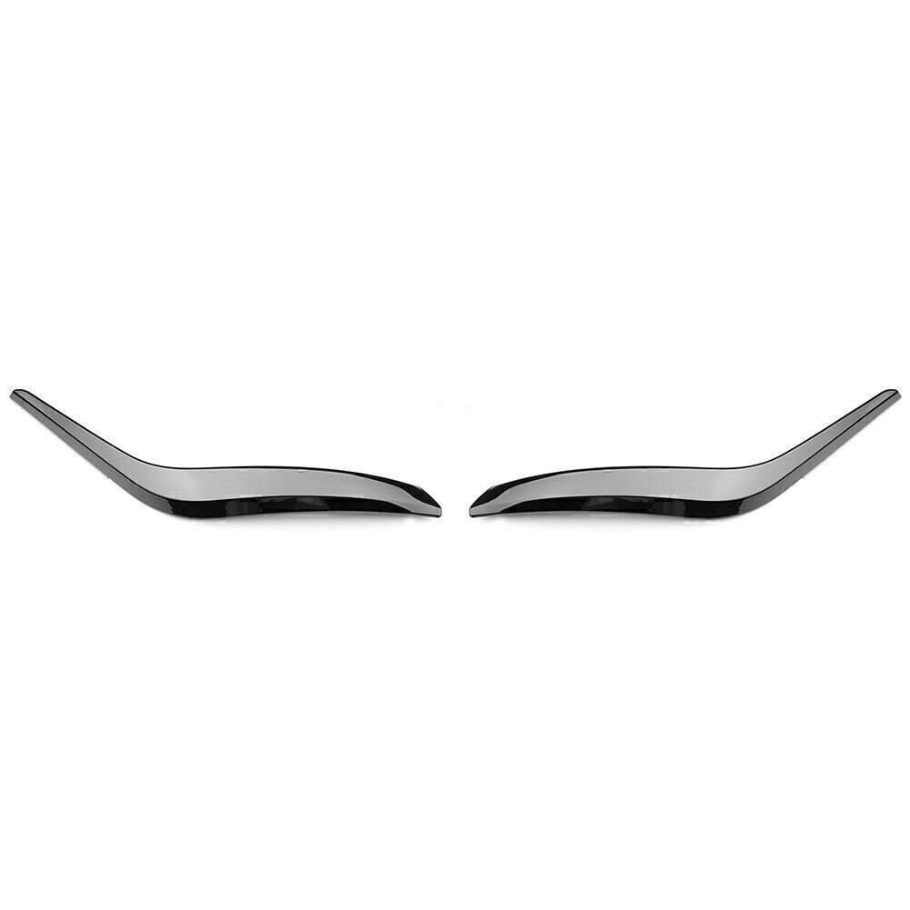 2x Car Inner Door Panel Handle Pull Trim Cover Fit for BMW X1 E84 2010-2016 15 Black