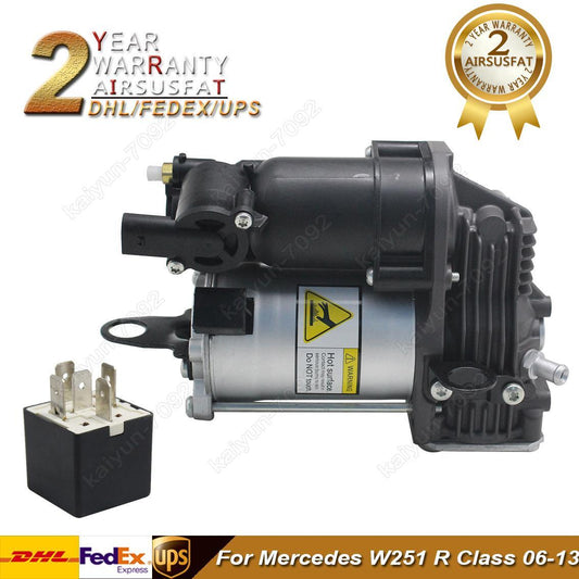 Air Suspension Compressor With Relay for Mercedes W251 R Class 2513202004 06-13