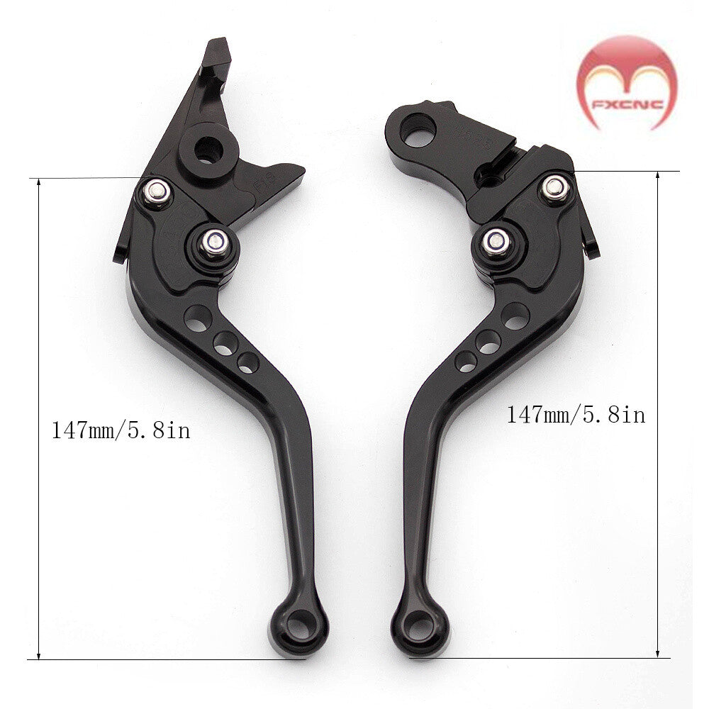 CNC clutch brake lever suitable for Yamaha TMAX 500T, maximum 500cc, 2001-2006-2007, adjustable.