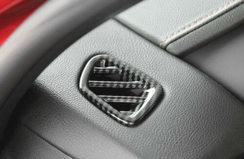 for Cadillac CT4-V CT4 AC L&R Air Outlet Vent Frame Dash Carbon Fiber 2020-2023