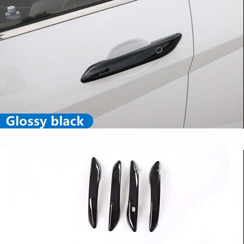 Gloss Black Exterior Door Handle Cover for Hyundai for Elantra 2021-2023 2024