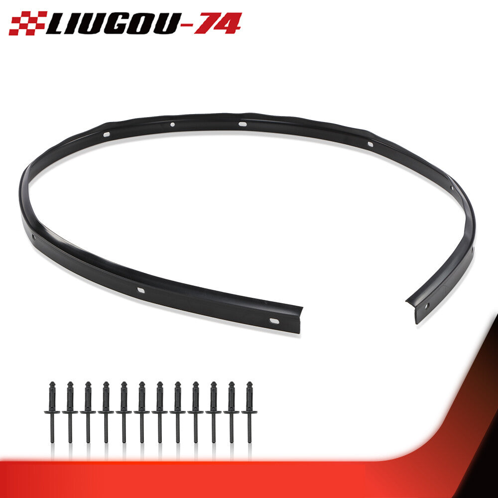 Fits 2008-2022 for Dodge for Challenger front hood bumper Weatherstrip seals and rivets