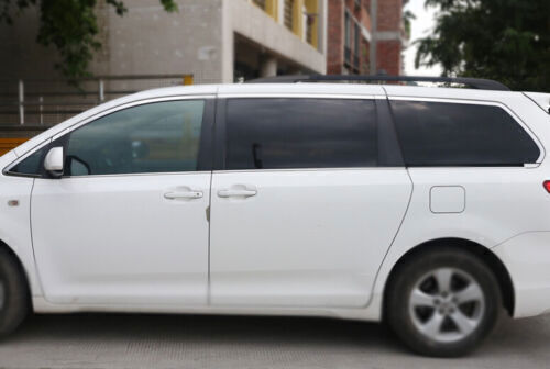 for Toyota for Sienna 2012-2020 Silver Steel Lower Window Molding Trim Decor Strips