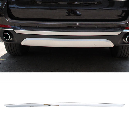 for BMW X5 F15 2014-2017 Chromed Style Rear Bumper Strip Decoration Cover Trim