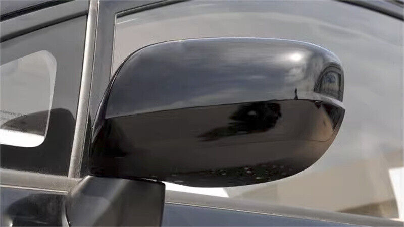Black Rearview Mirror Cover Shell Housing Cap for Honda Fit/Jazz 09-13 Left Side