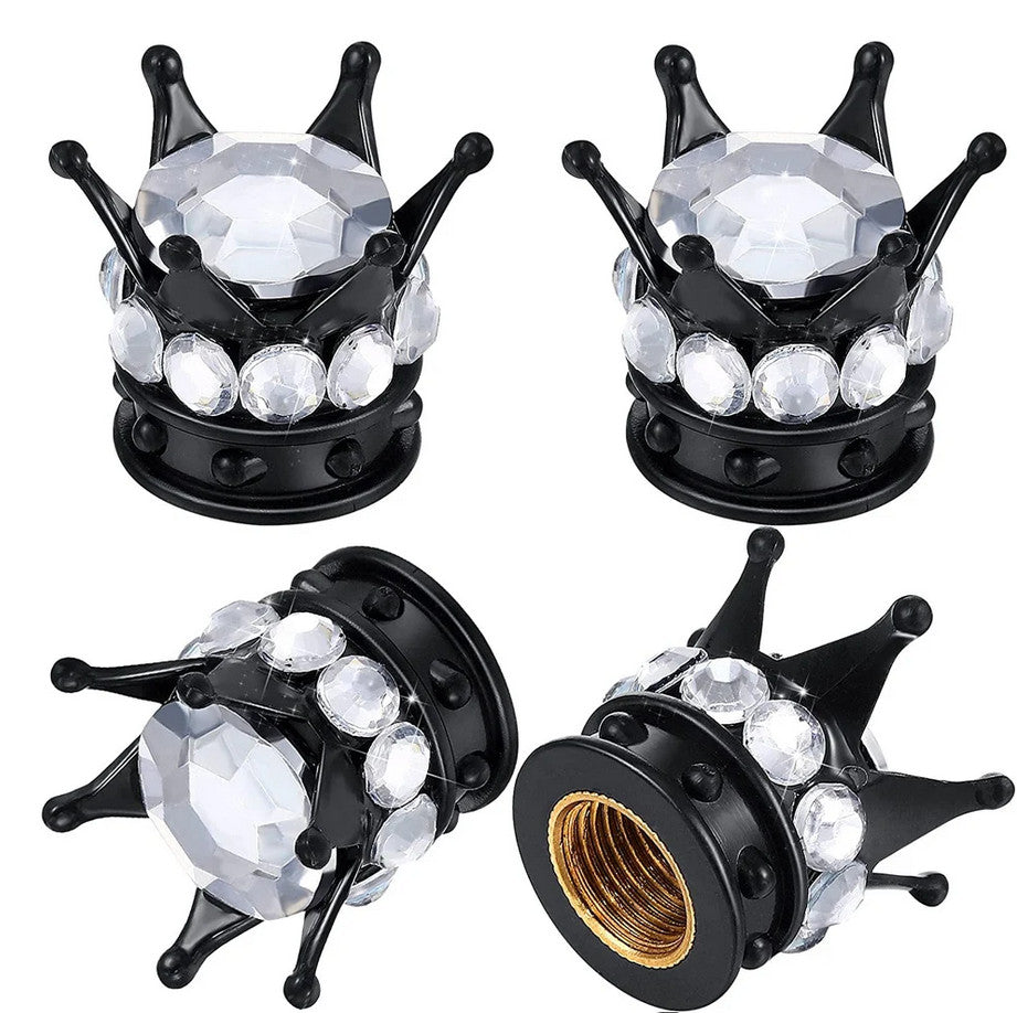 4-piece car tire valve cover rod air dust cover dustproof Neo chrome alloy bomb for Mazda and for Kia