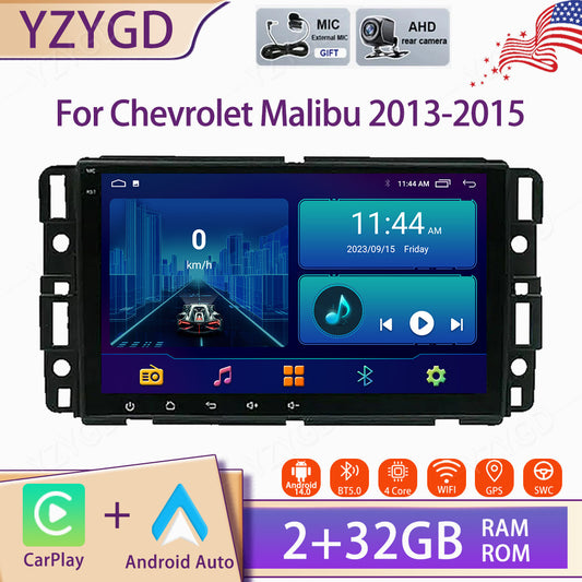 for Chevrolet Malibu 2013-2015 Android Auto Carplay Car Stereo Radio Screen GPS
