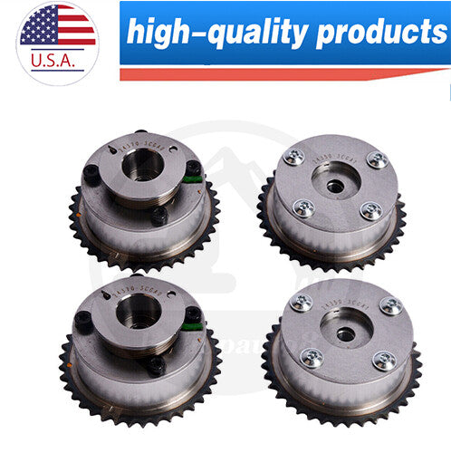 4X Intake Exhaust CVVT Gear Set for Hyundai for Kia 2014-2019 3.3L 3.8L 24350-3CGA1