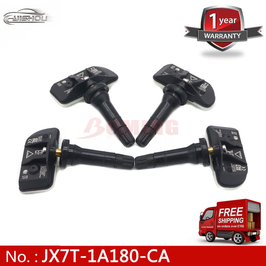 4-Pack Motorcycle TPMS Sensors JX7T-1A180-CA for 2020 for Lincoln Aviator 433MHz - new