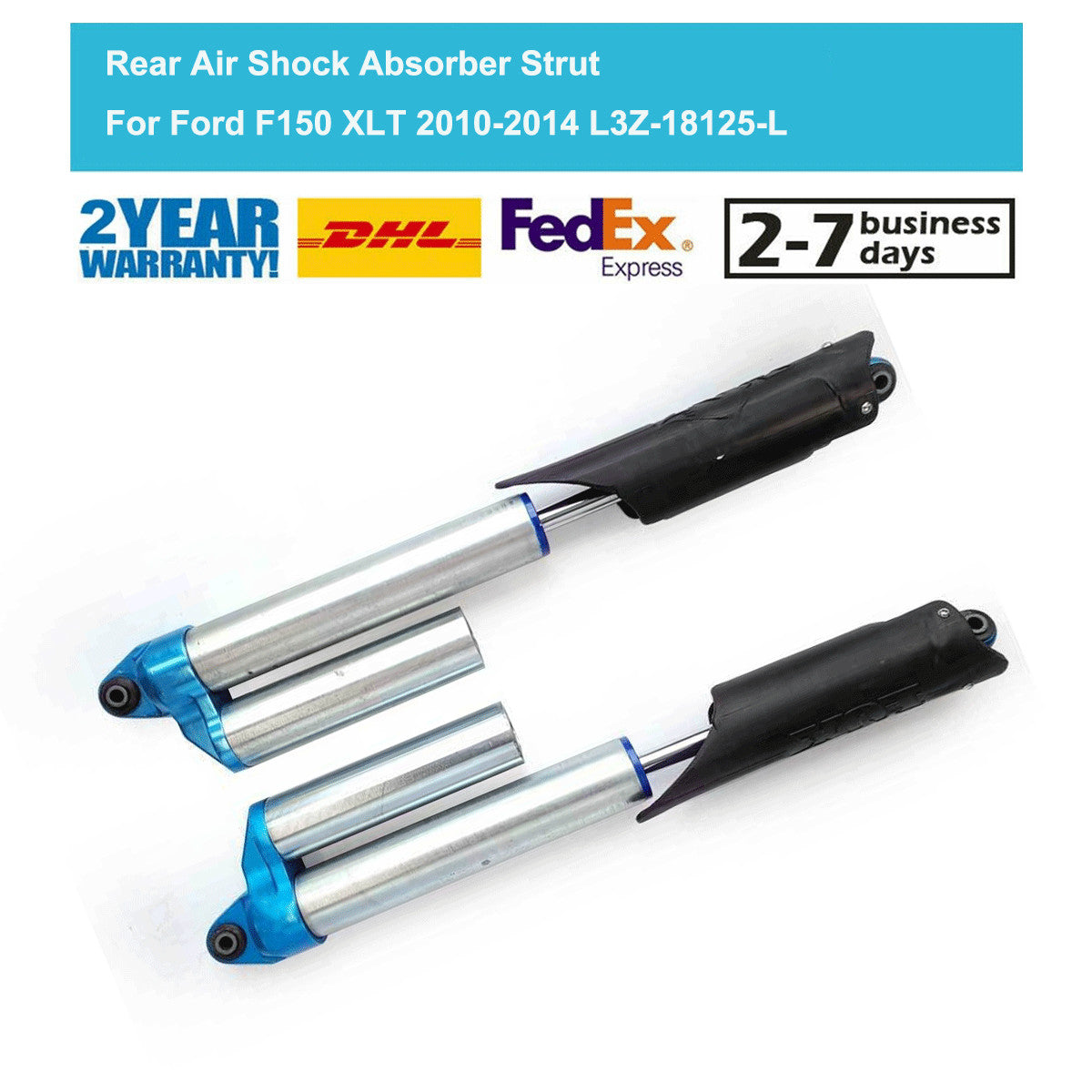 2PCS Rear Shock Absorber Struts for Ford F150 STX SVT 2010-2014 BL3Z18125L
