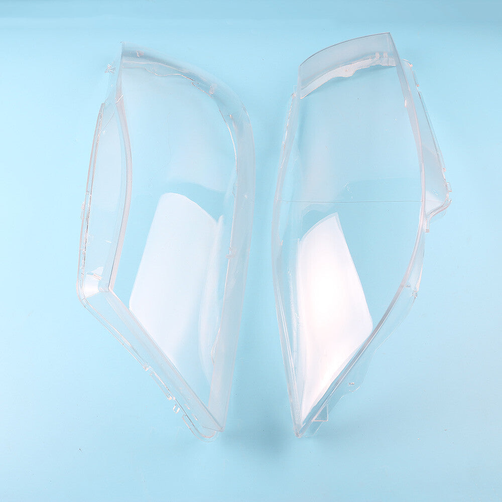 L+R Headlight Headlamp Lens Clear Lens Cover For E90 Sedan E91 Touring 04-07
