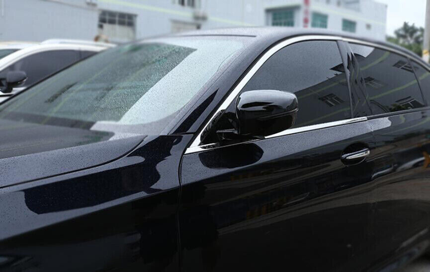 2PCS Exterior Rear View Mirror ABS Black Cover Trim for BMW 5 Series 2018-2022