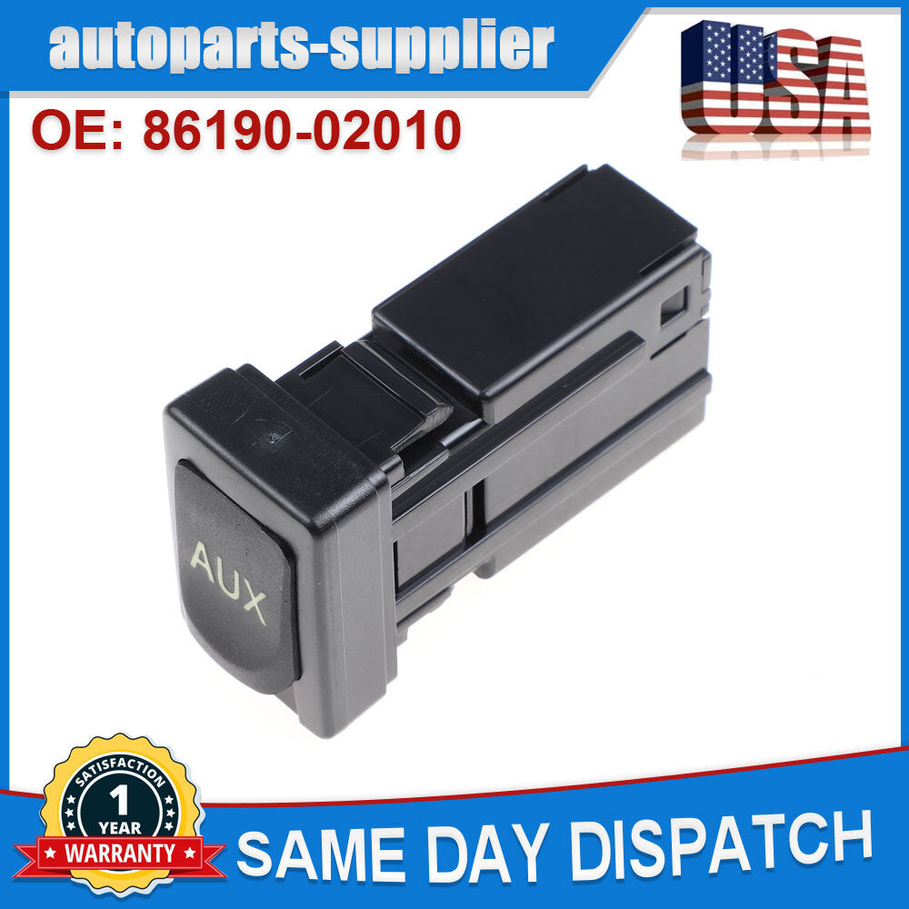 AUX auxiliary jack stereo port for Toyota for Corolla , Tundra, RAV4 86190-02010