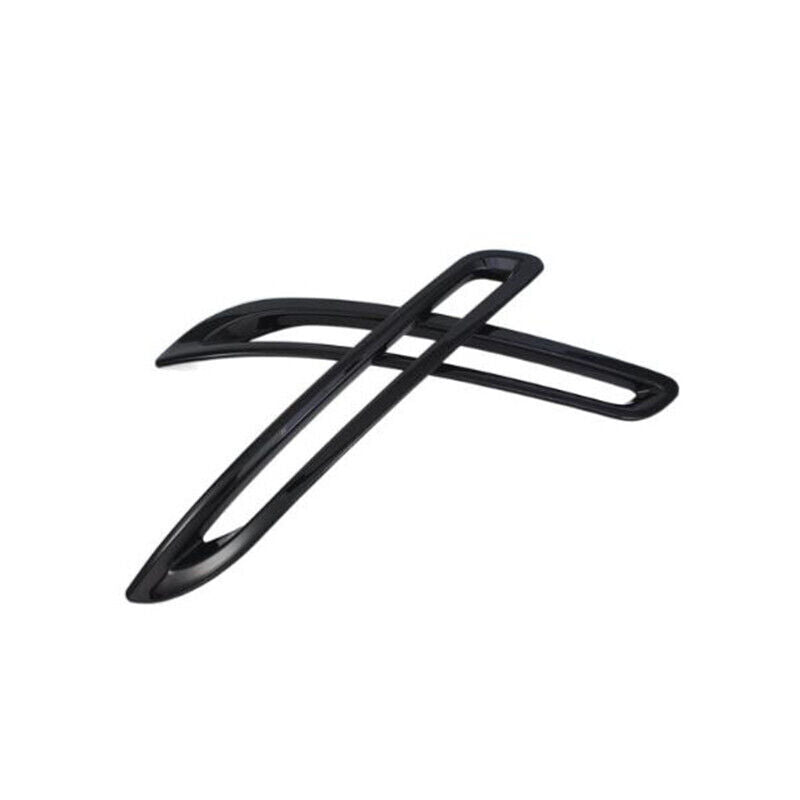 Glossy Black 2X Rear Fog Lamp Bumper Light Cover Trim for Honda Accord 2023 2024
