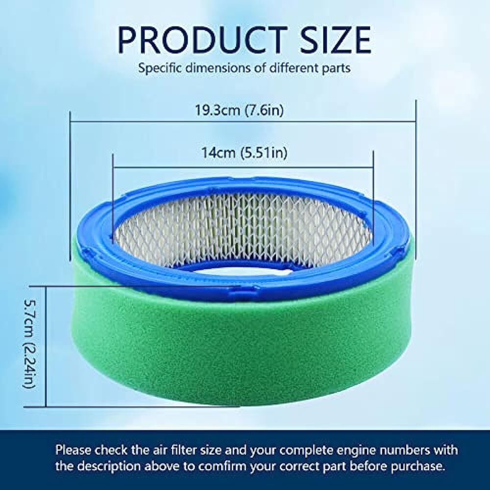 Air Filter For BriggsStratton 392642 271271 272490 Vanguard V-Twin 12.5-21hp