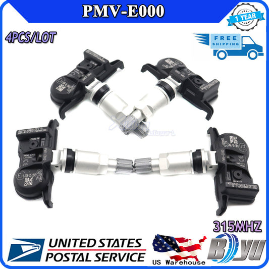 4-pack TPMS for Toyota Tacoma, for Camry , 4Runner, for Lexus for ES , RX series 315MHz PMV-E000
