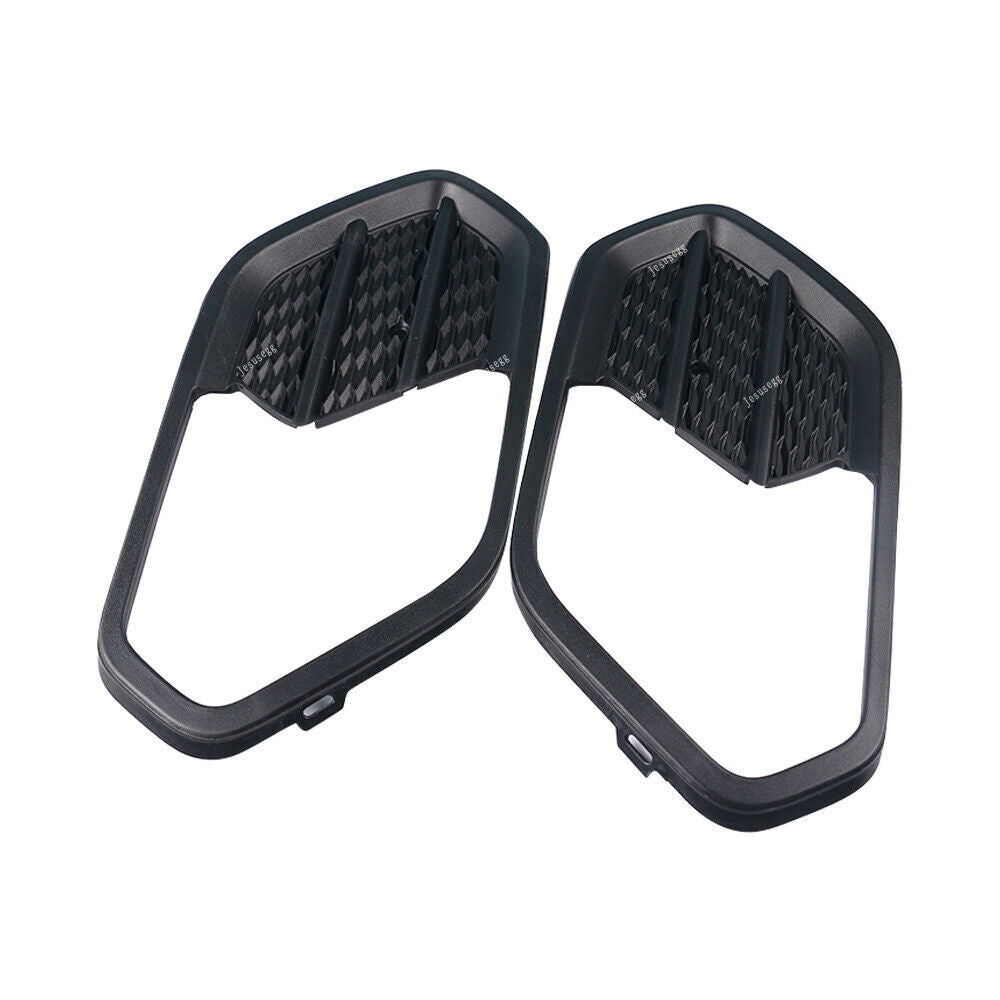Pair Front Left  Right Bumper Grille Outer Cover Fit for Ford Escape 2017-2018