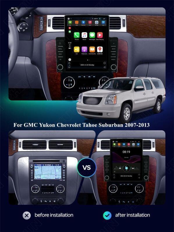 9.5 Android 10.1 Stereo Radio 2+32GB Head Unit For 2007-2013 for GMC for Yukon Carplay