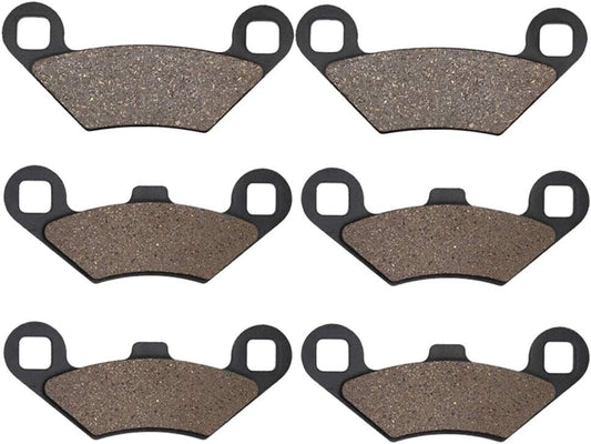 Front and Rear Brake Pads for POLARIS 400 Sportsman 500 HO EFI 2009 2010 2011